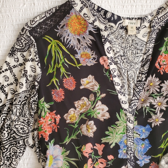 Tiny x Anthropologie Spring Multi Pattern Blouse - Picture 8 of 10